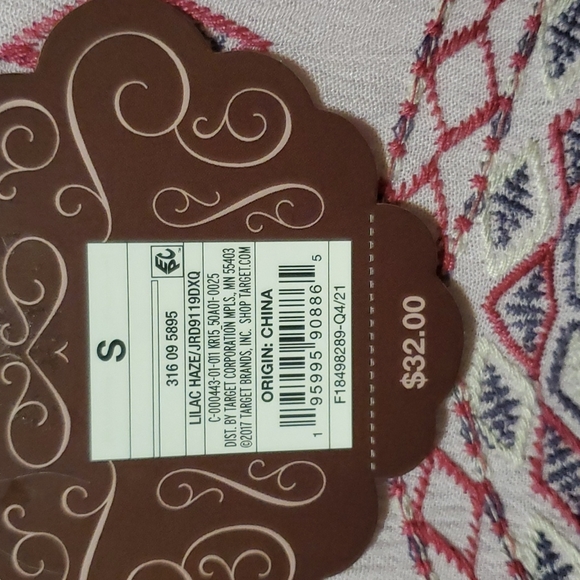 Knox Rose Woman's Flutter Short Sleeve Embroidered A-line Dress - Picture 11 of 14